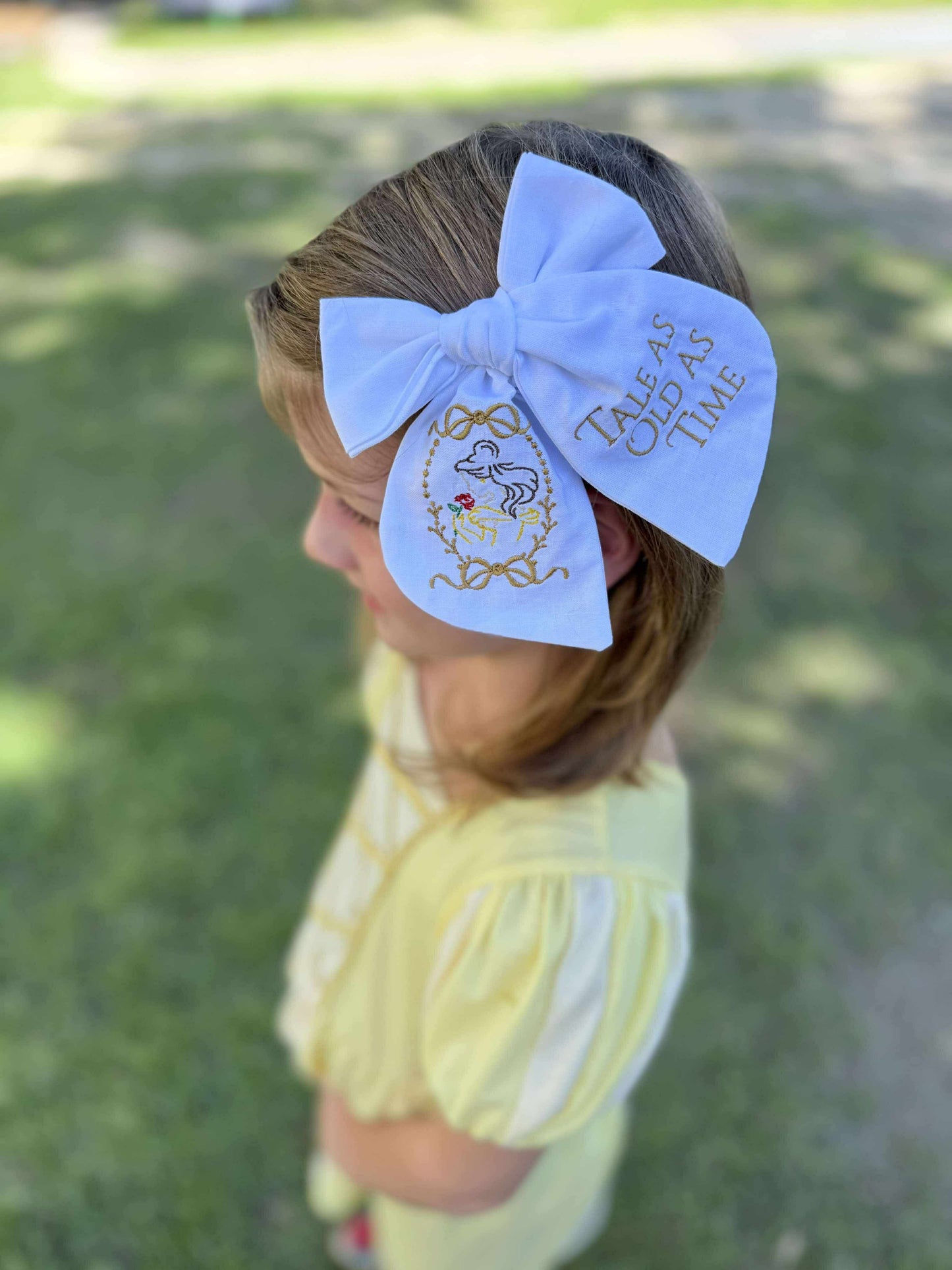 Pixie Dust and Roses Bows in Collobration with Graceful Kenzie