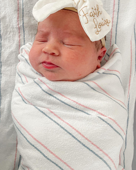 OG Ivory and Matte Gold Name Bow