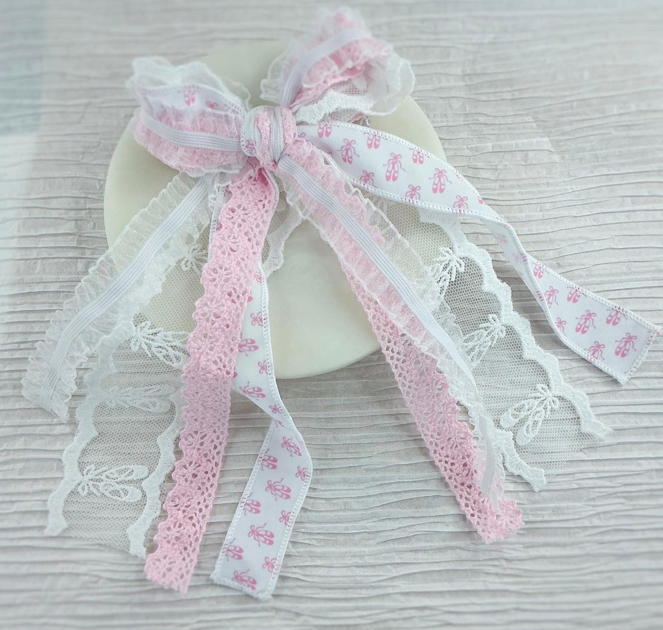 Ballet and Watermelon Messy Bows