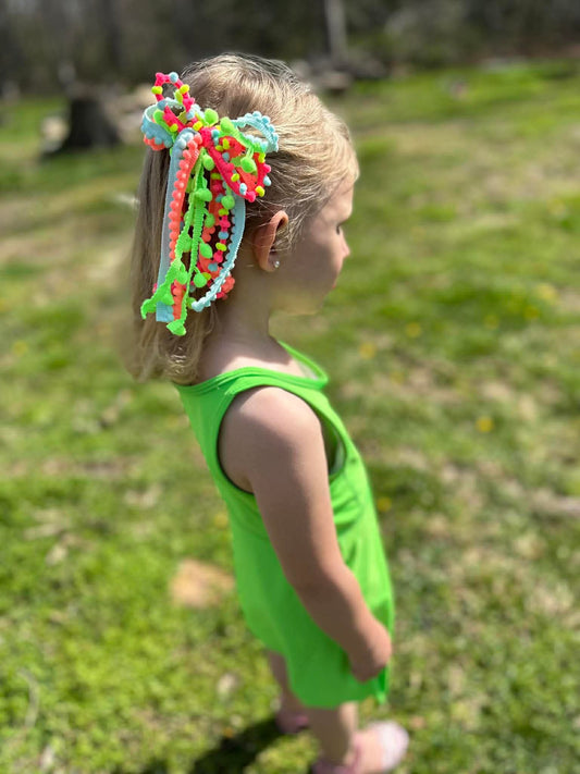 Neon Messy Bows