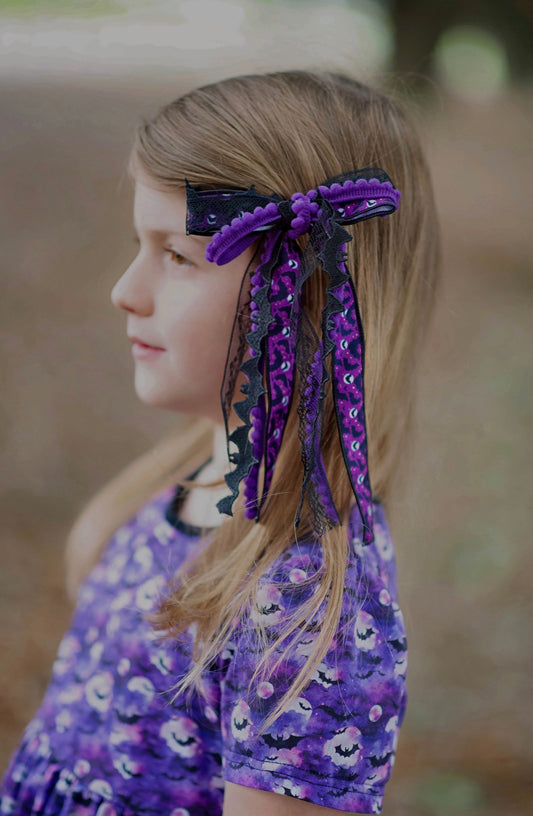 Halloween Messy Bows
