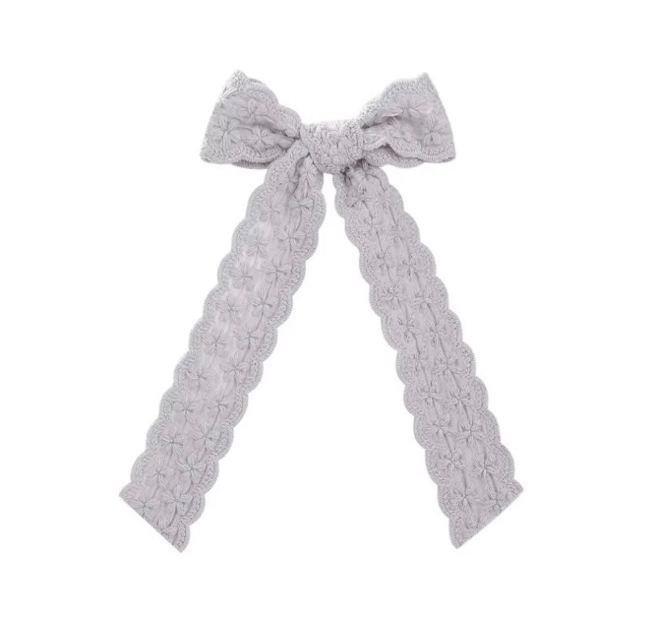 Embroidered Daisy Bows