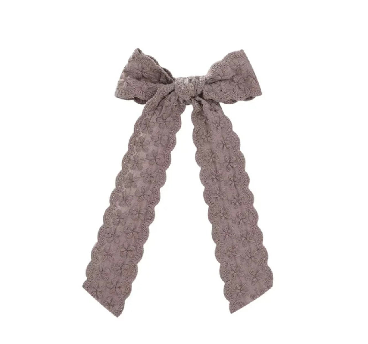 Embroidered Daisy Bows