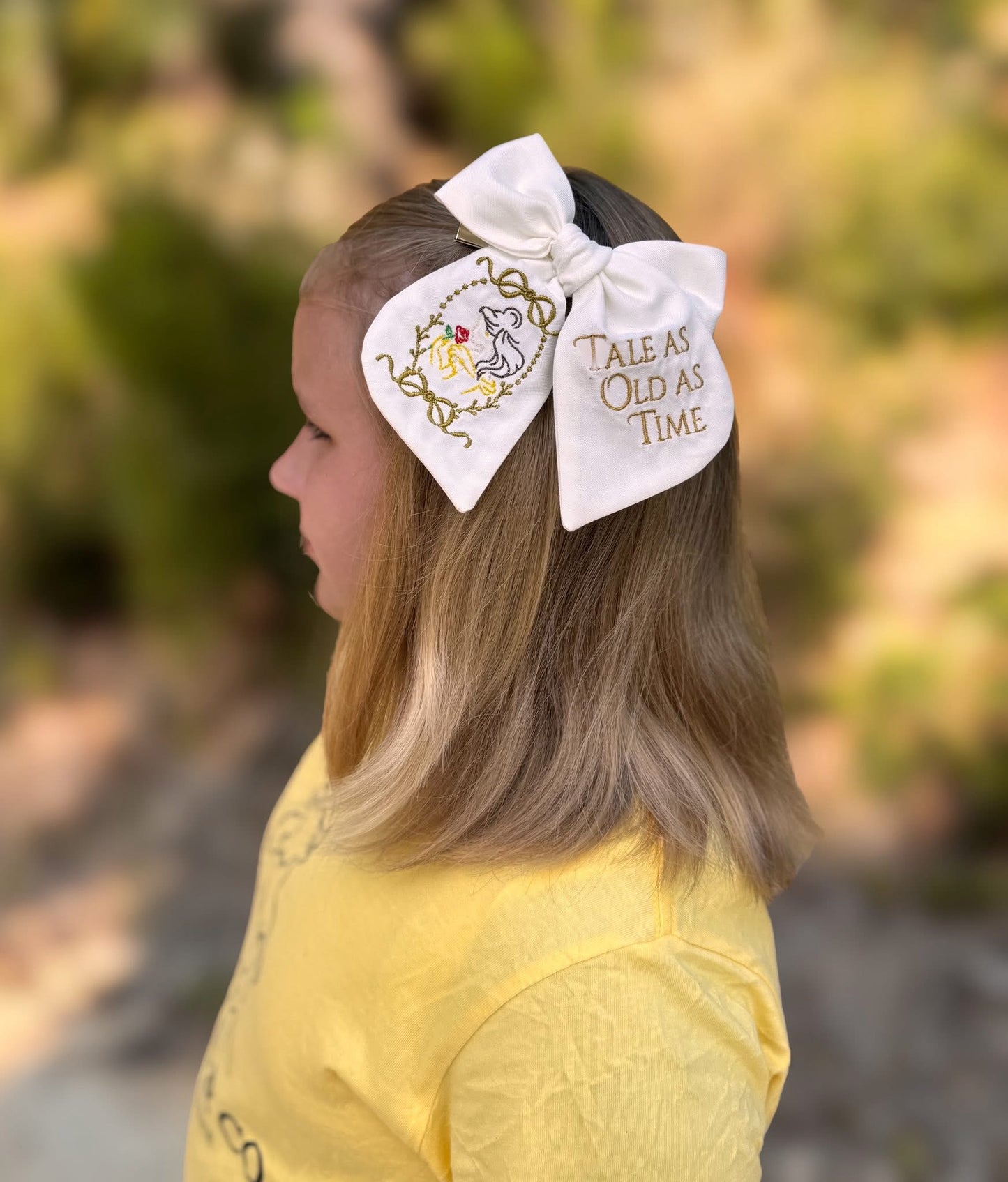 Pixie Dust and Roses Bows in Collobration with Graceful Kenzie