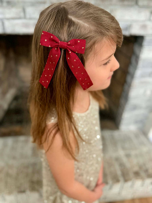 Classic Corduroy Tail Bows