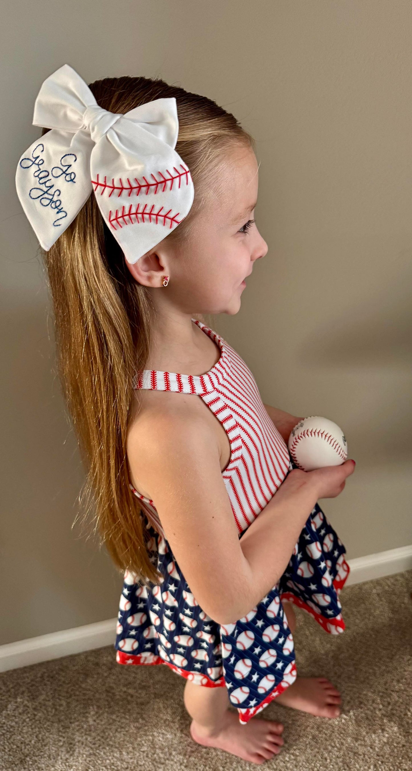 Classic Signature Baseball Bows