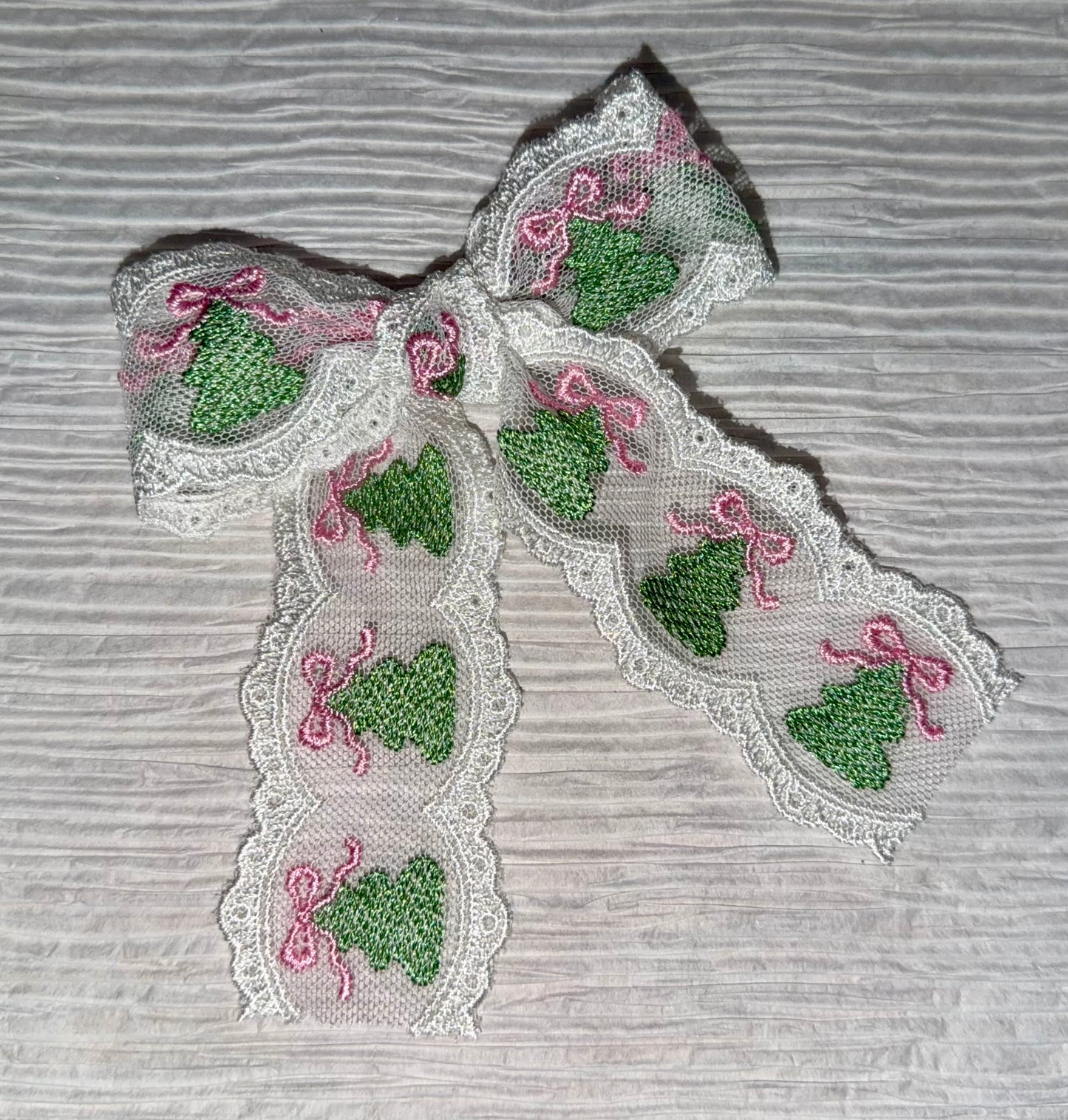 Tied Up in Tinsel Lace Bows
