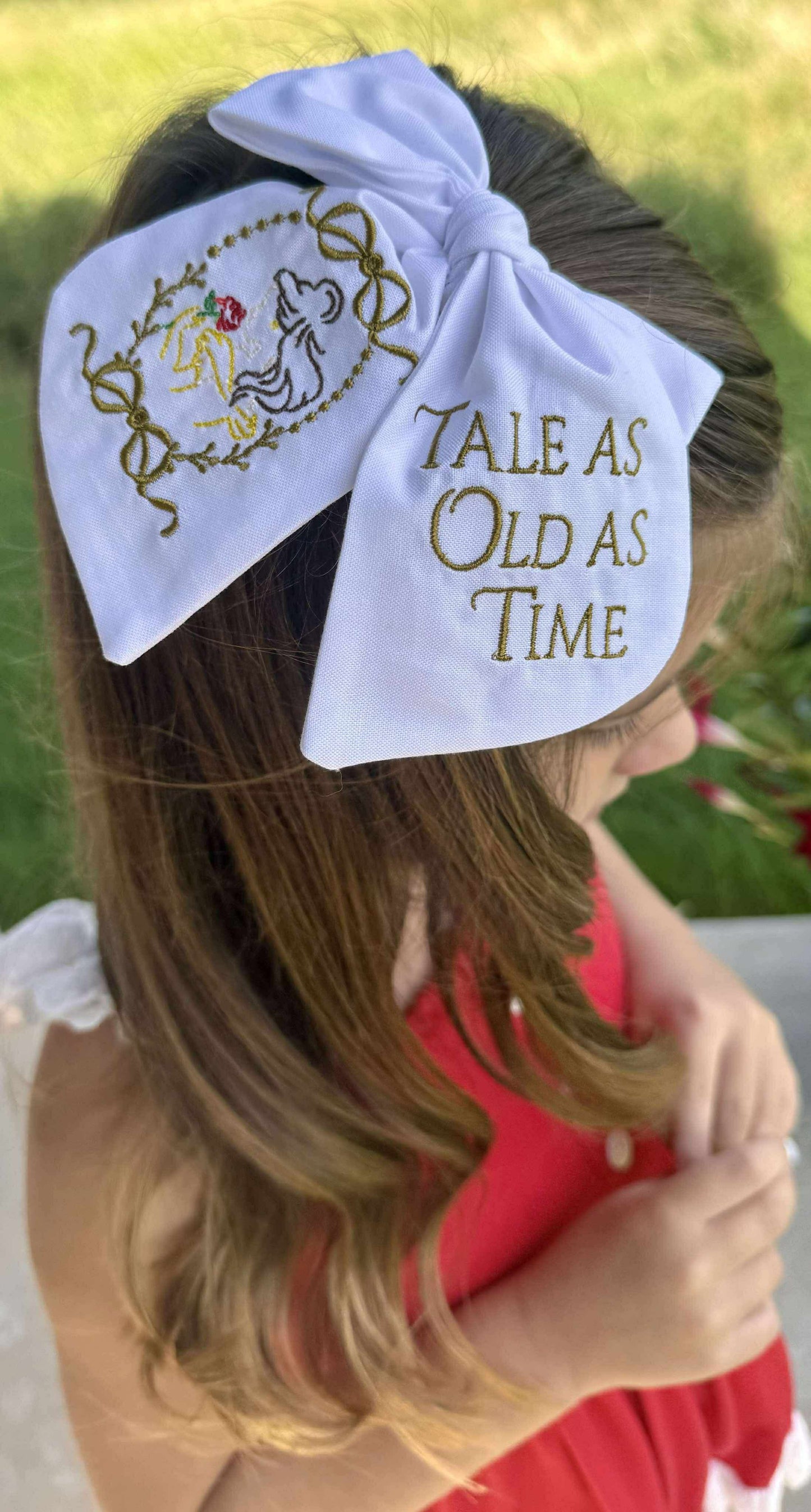Pixie Dust and Roses Bows in Collobration with Graceful Kenzie