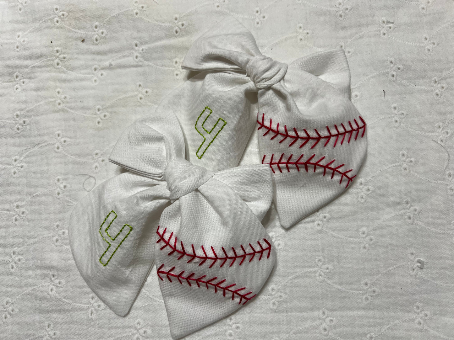 Classic Signature Baseball Bows