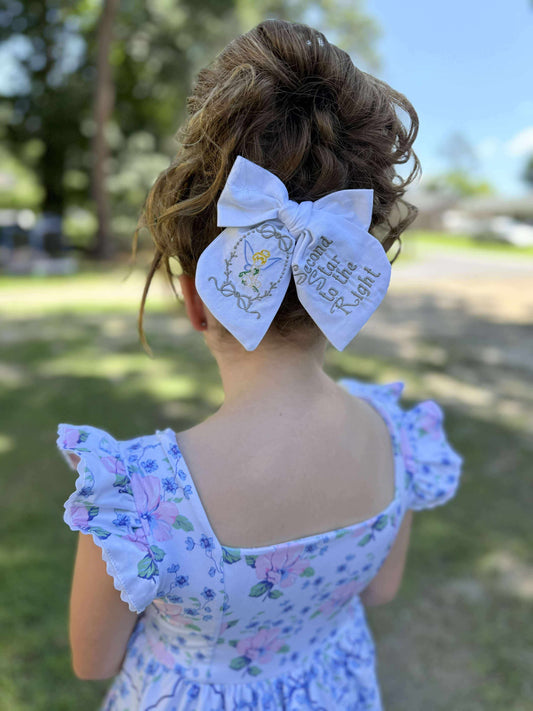 Pixie Dust and Roses Bows in Collobration with Graceful Kenzie