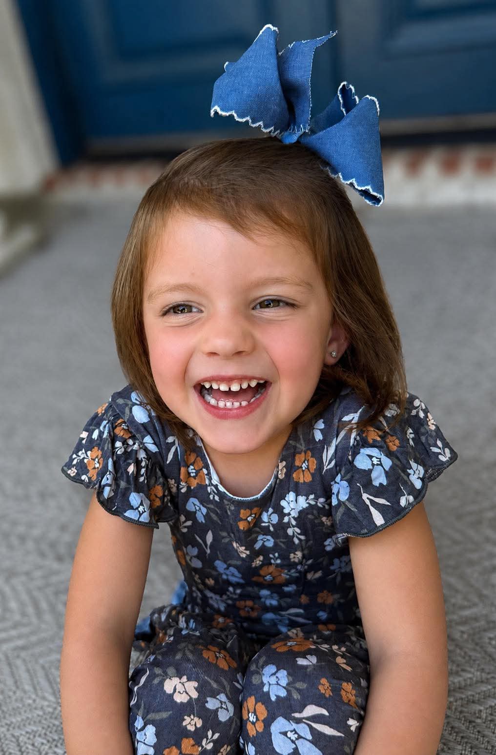 Blue Jean Baby Bows