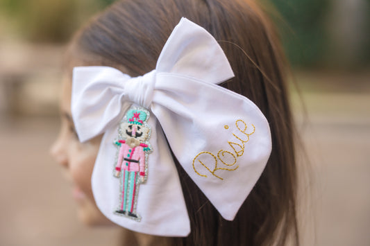 Nutcracker Ballet Bow – Peaches & Bluebonnet x Mini May