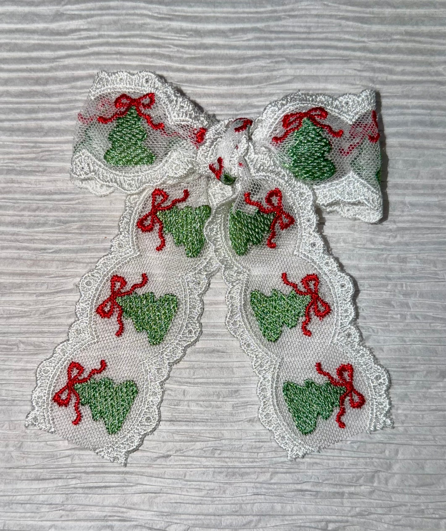 Tied Up in Tinsel Lace Bows