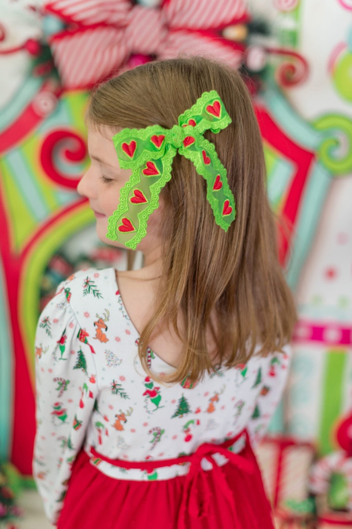Meanie Greenie Bows