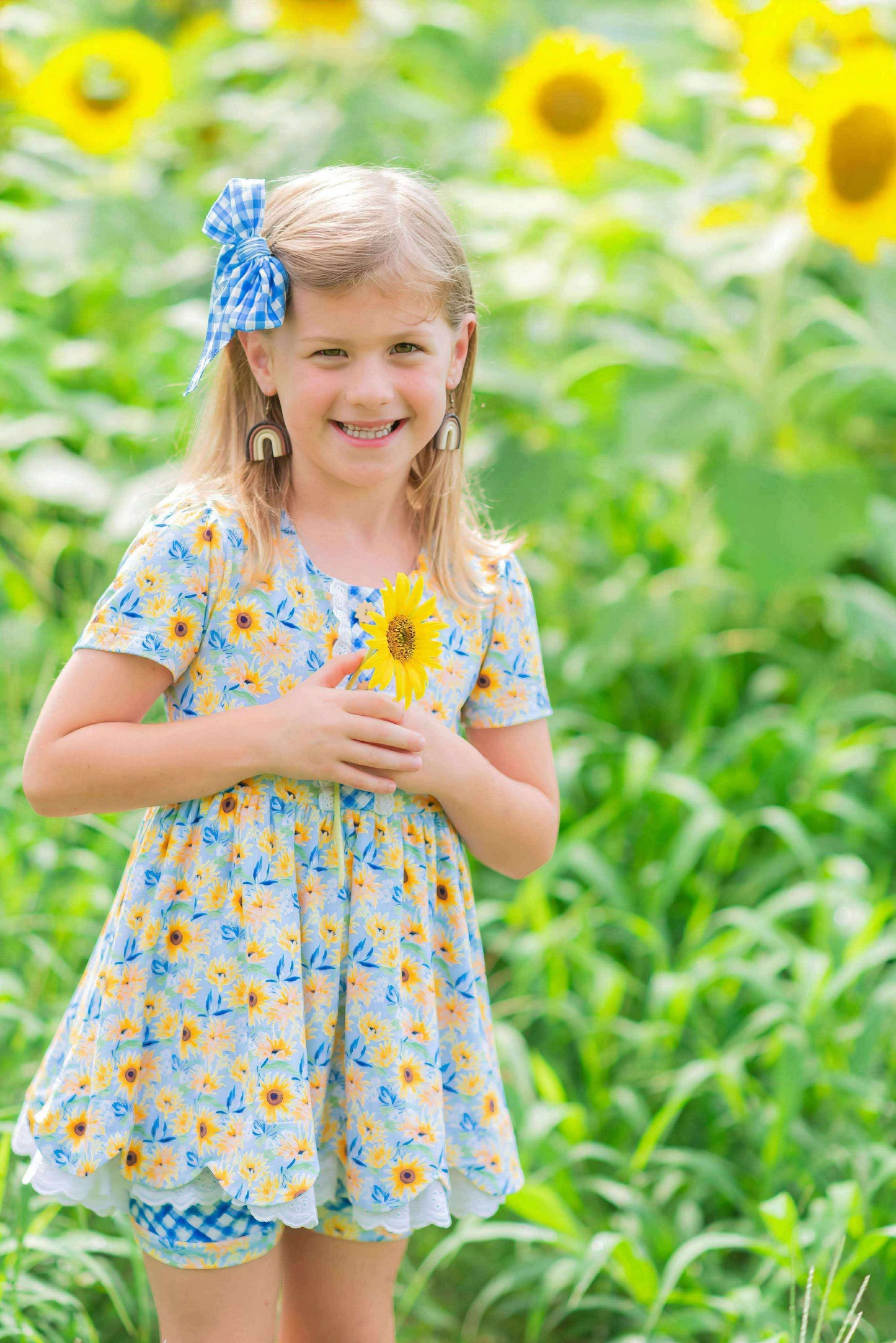 Gingham Collection - Bluebell Picnic and Pumpkin