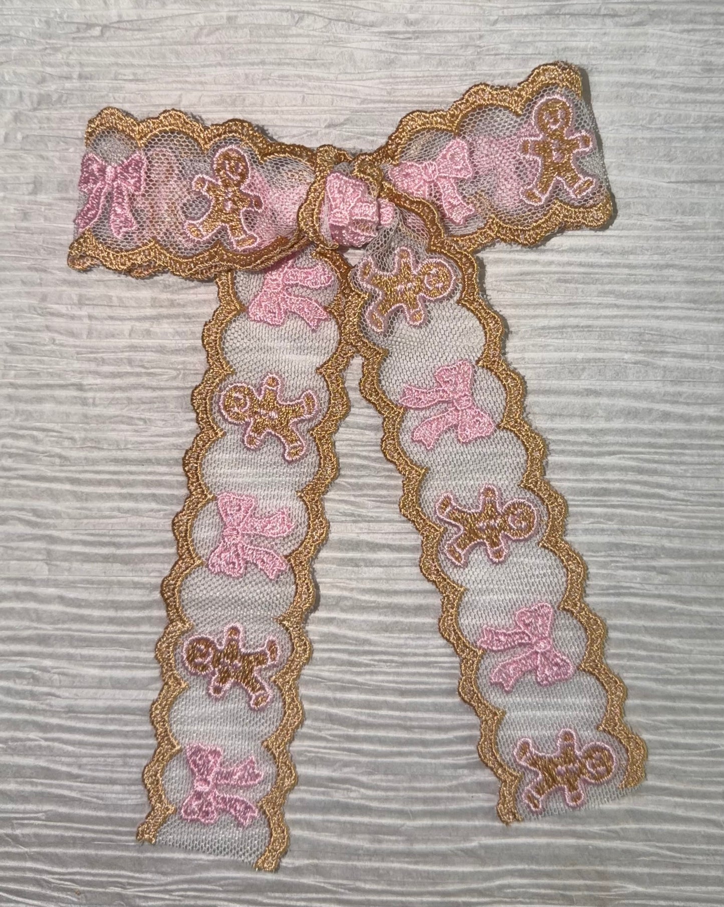 Can't Catch me..... Ginger Bread Lace Bows - Featuring GLT Lace