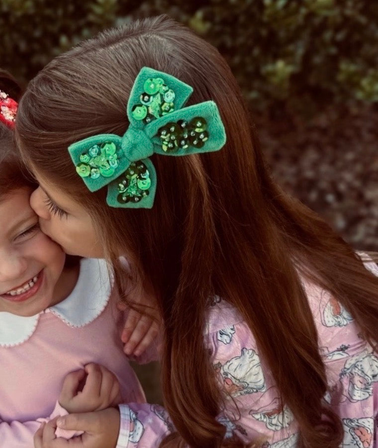 Merry & Bright Sequence Velvet Pinwheels & Longtail