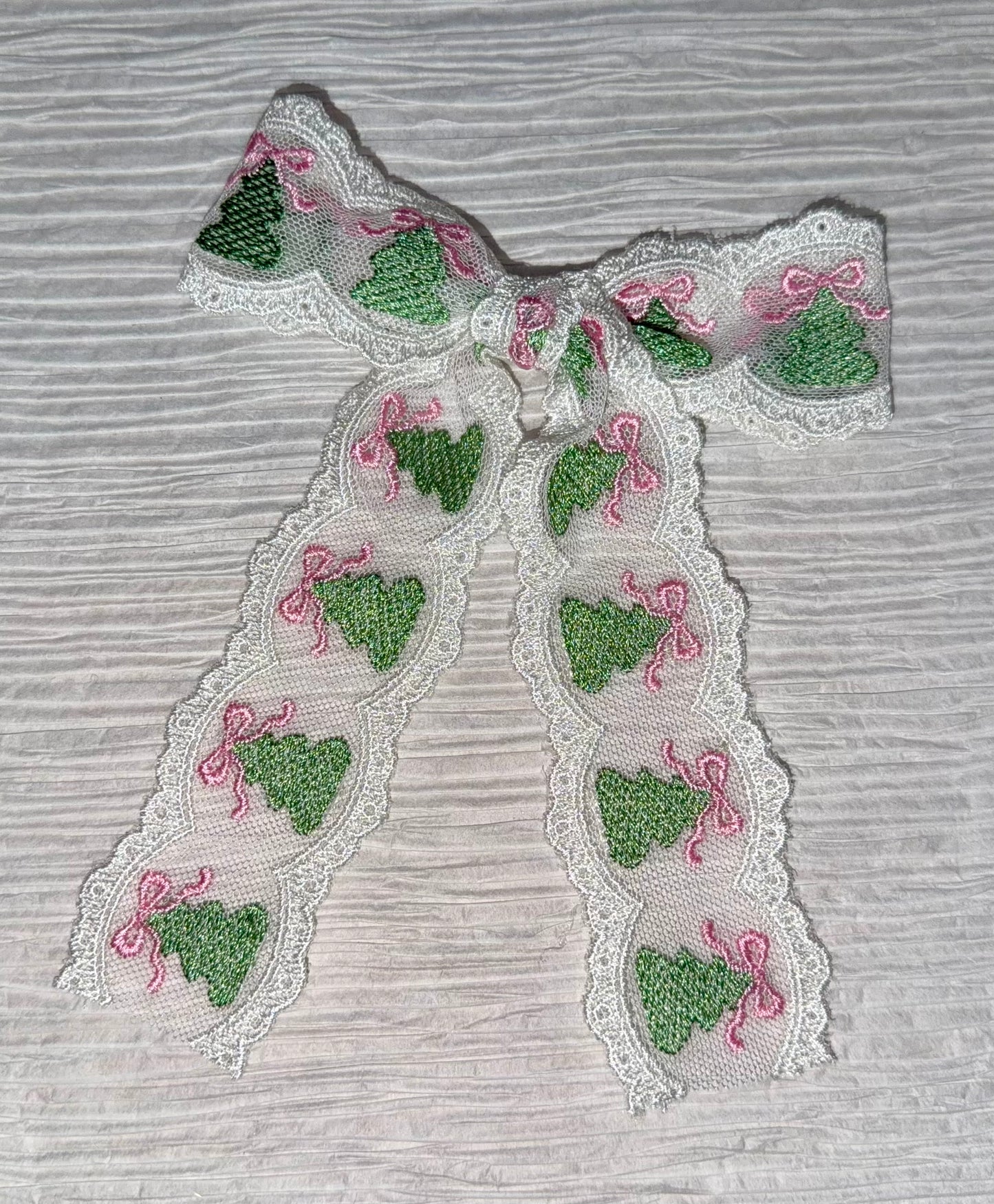 Tied Up in Tinsel Lace Bows