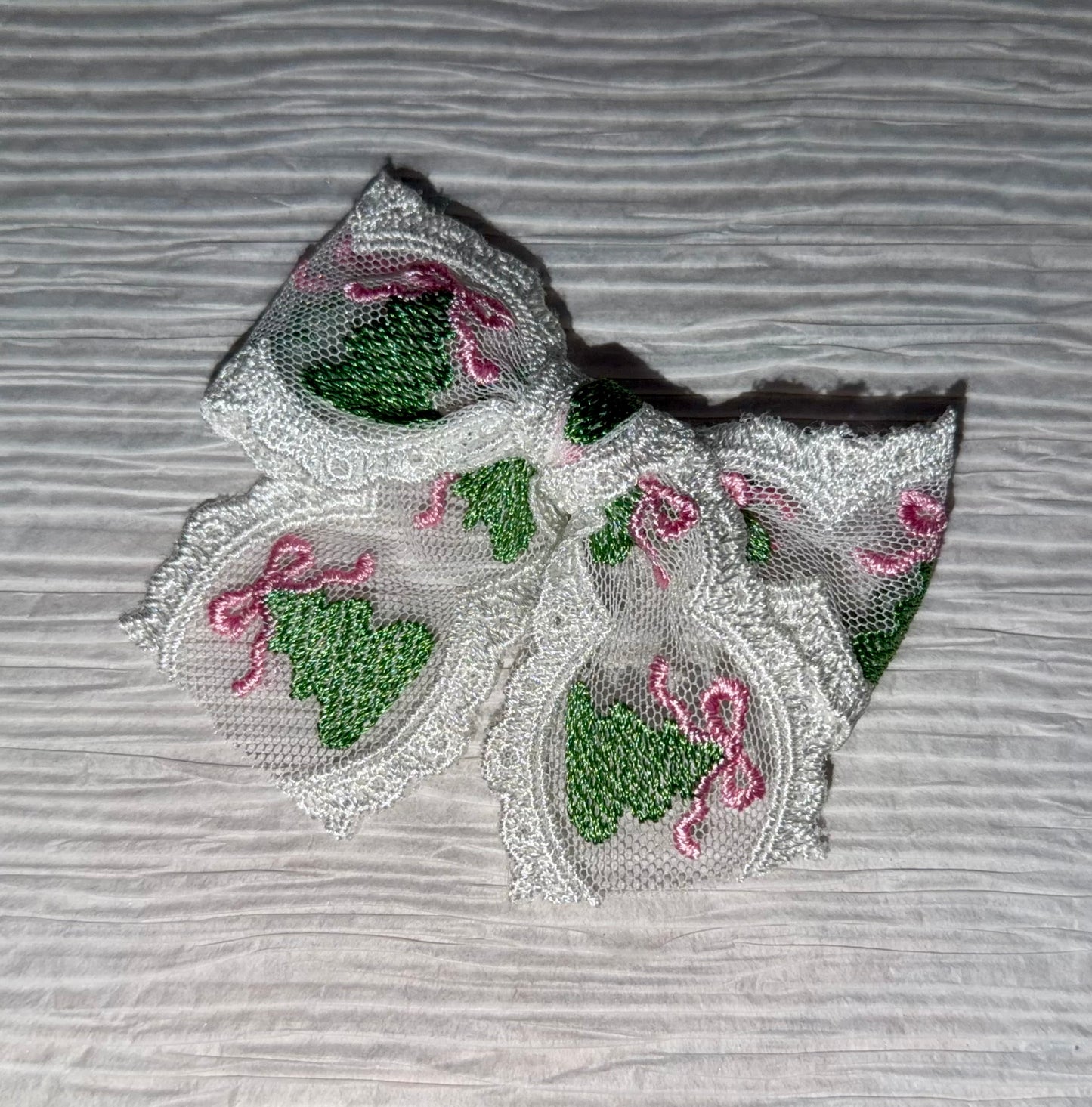 Tied Up in Tinsel Lace Bows