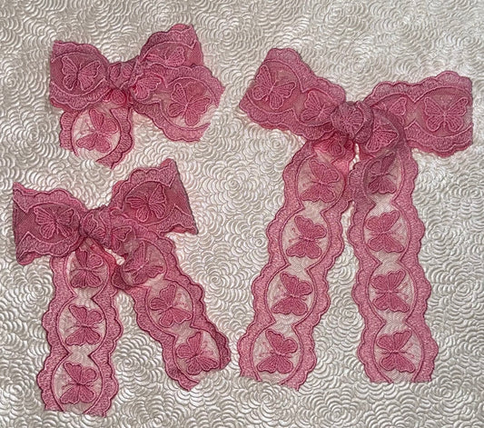 Butterfly Season Lace Bows