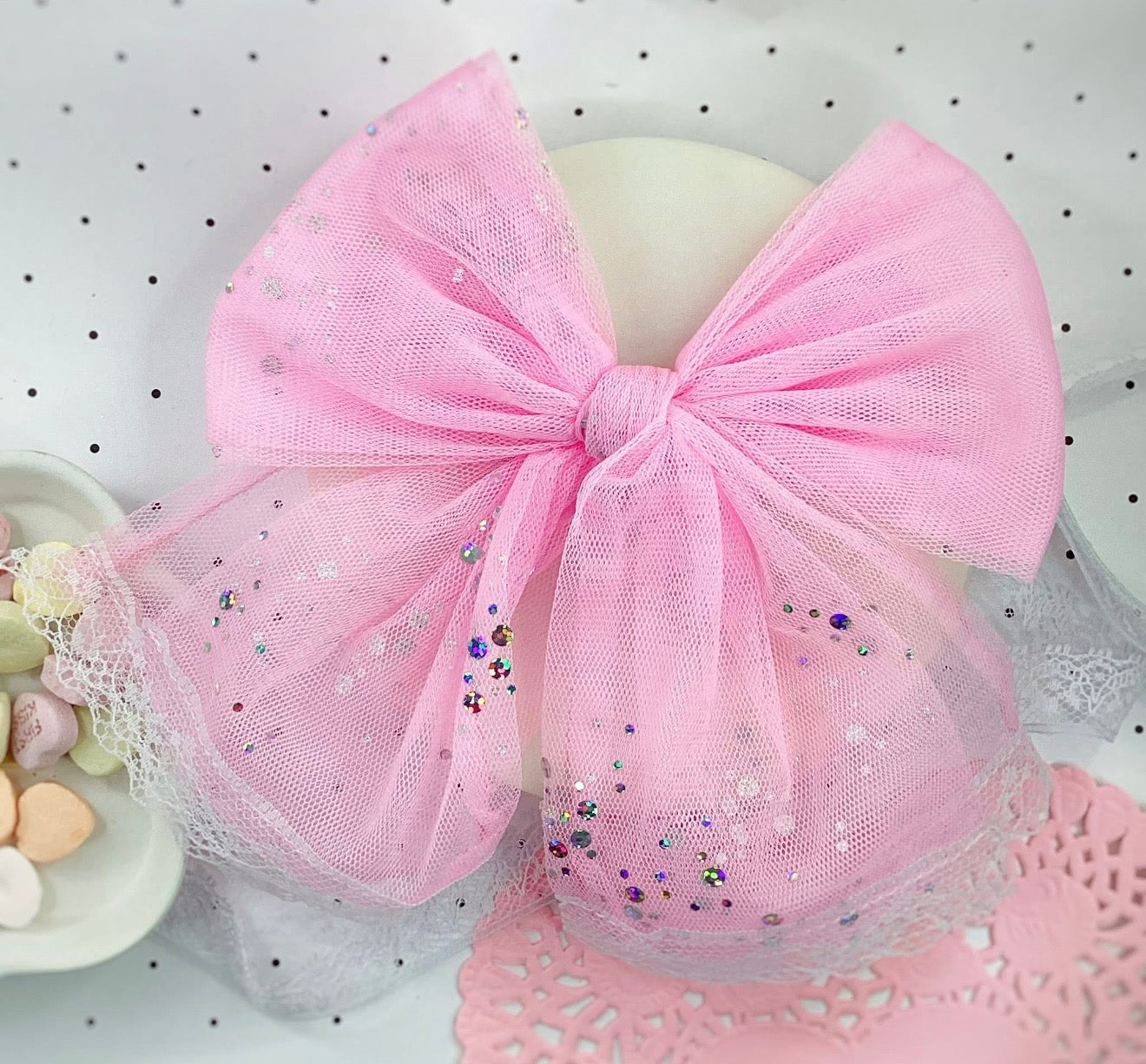 Fairy Dust Lace Bows