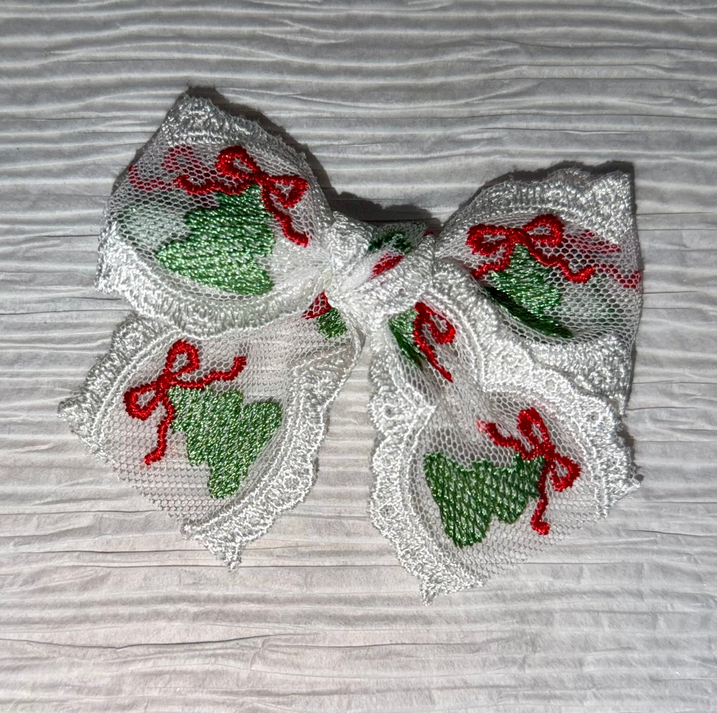 Tied Up in Tinsel Lace Bows