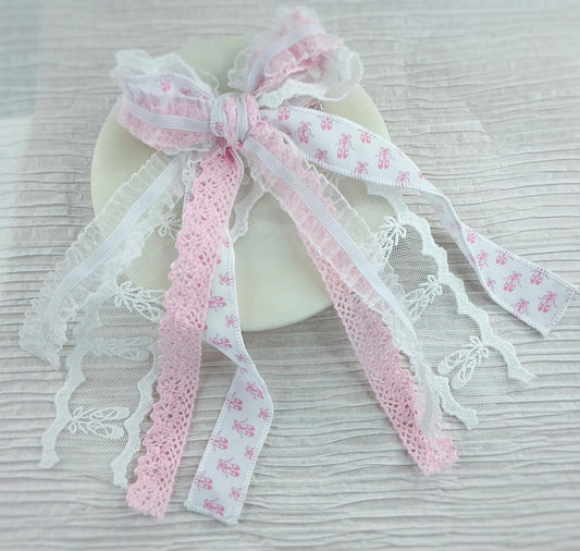 Ballet and Watermelon Messy Bows