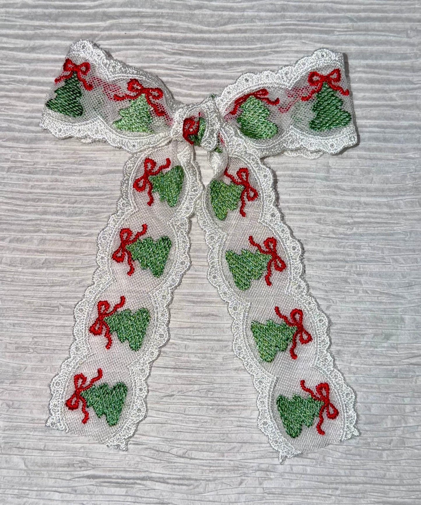 Tied Up in Tinsel Lace Bows