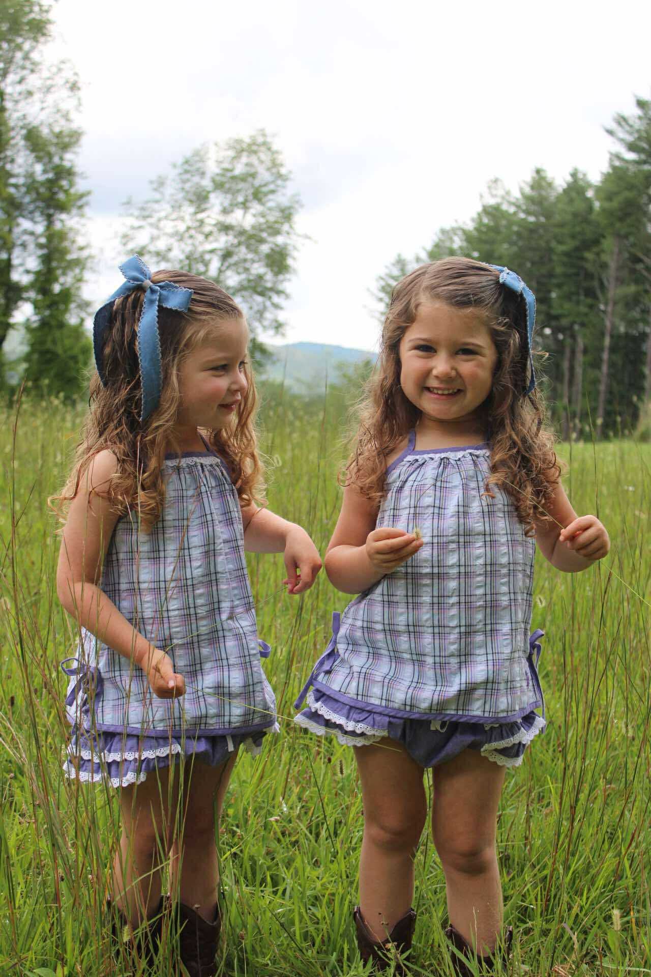 Blue Jean Baby Bows