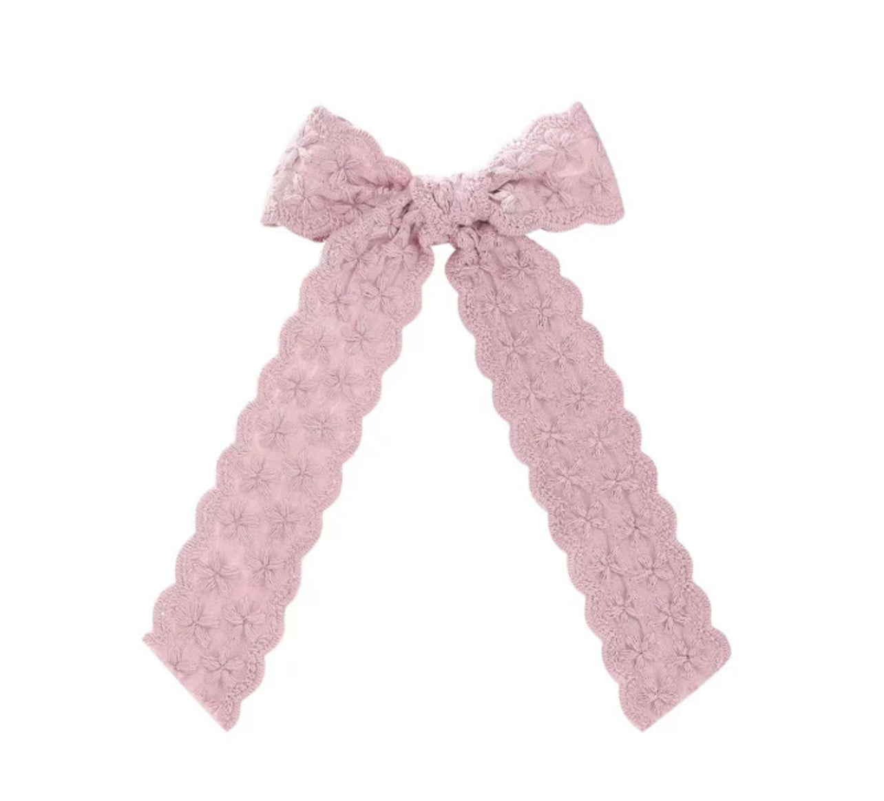 Embroidered Daisy Bows