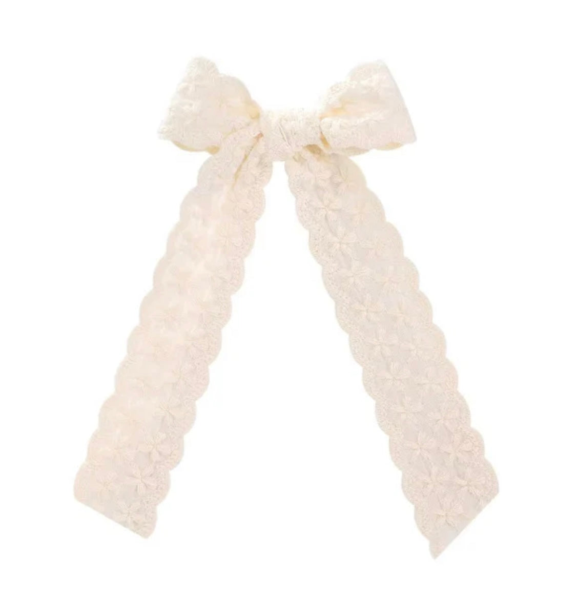 Embroidered Daisy Bows