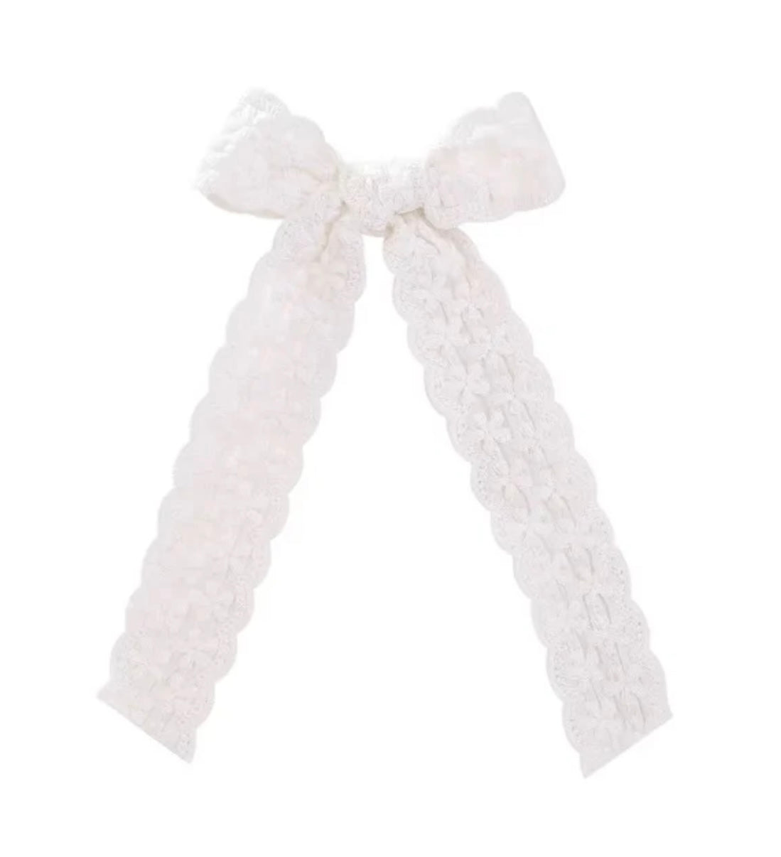 Embroidered Daisy Bows