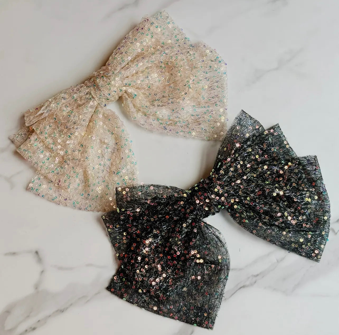 Sequin Shimmer Bows
