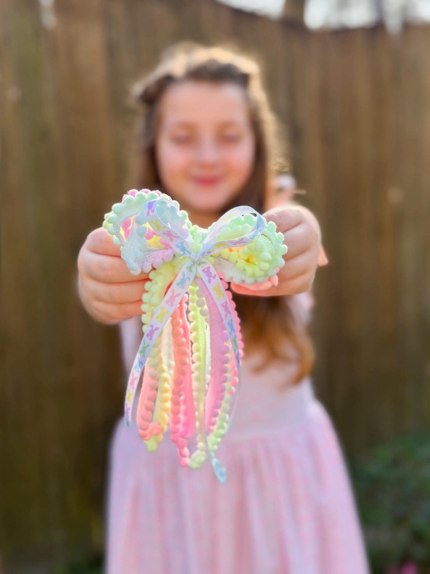 Easter Messy Bow