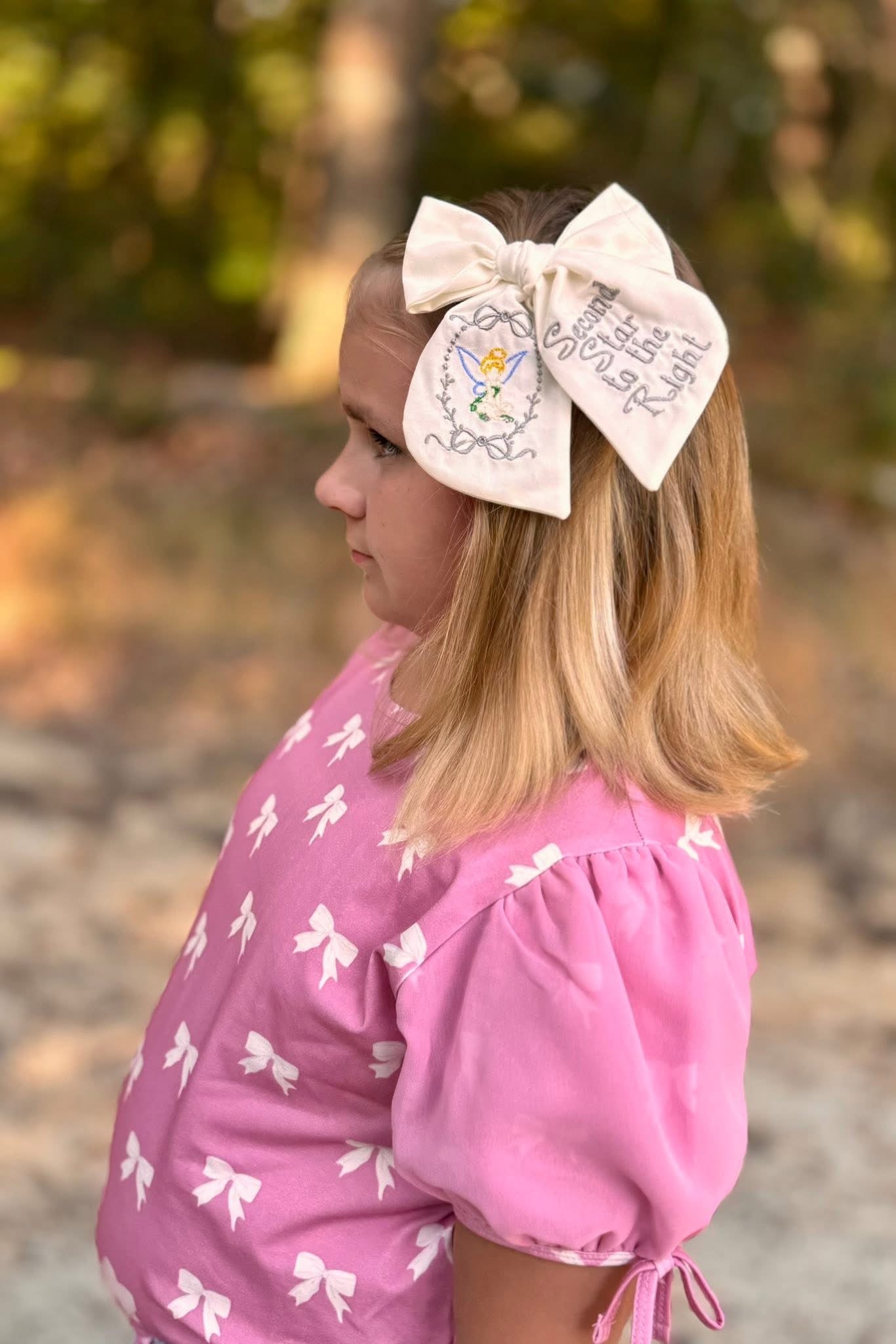 Pixie Dust and Roses Bows in Collobration with Graceful Kenzie