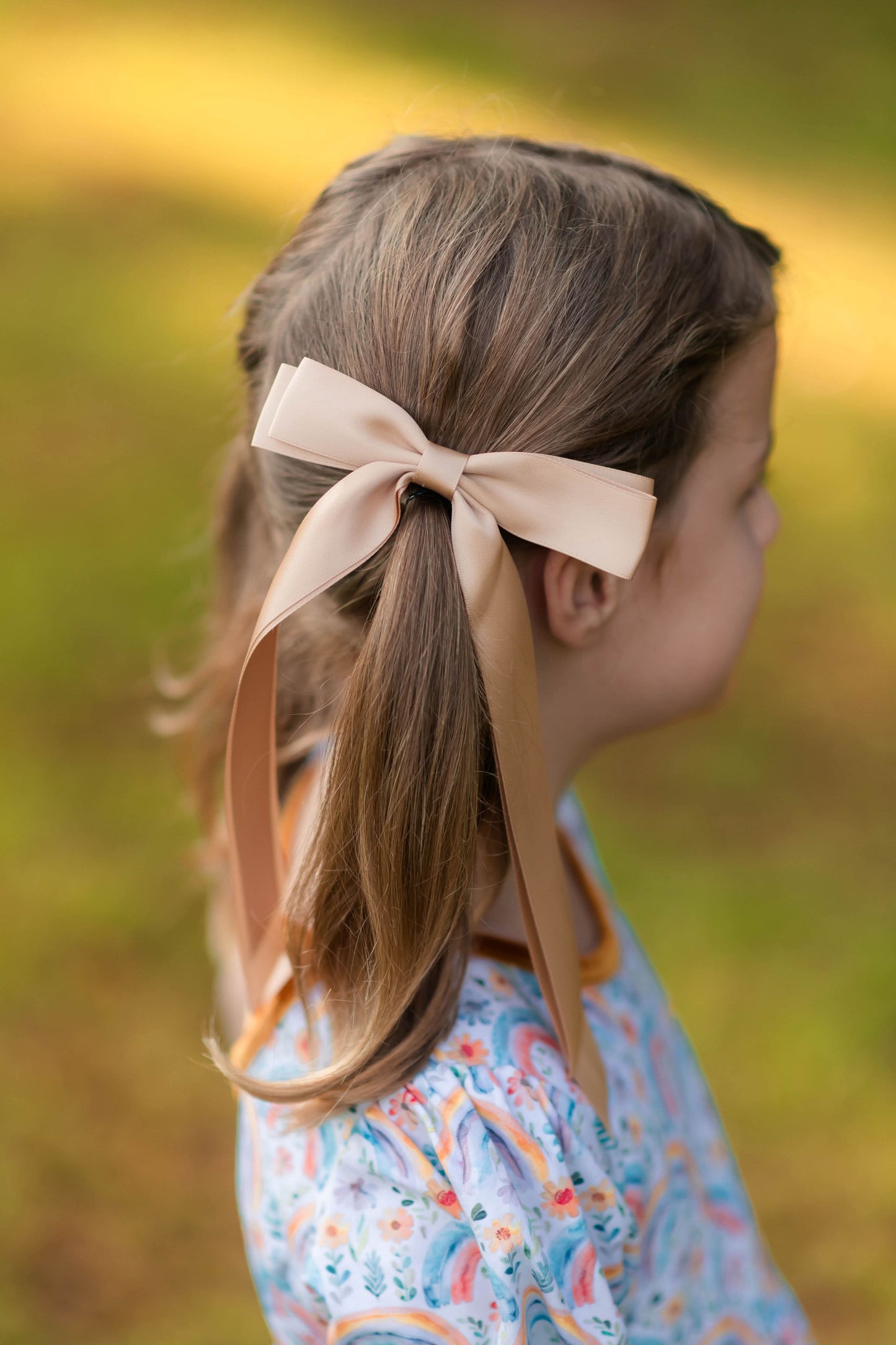 Satin Long Tail Bows - Back to School Edit