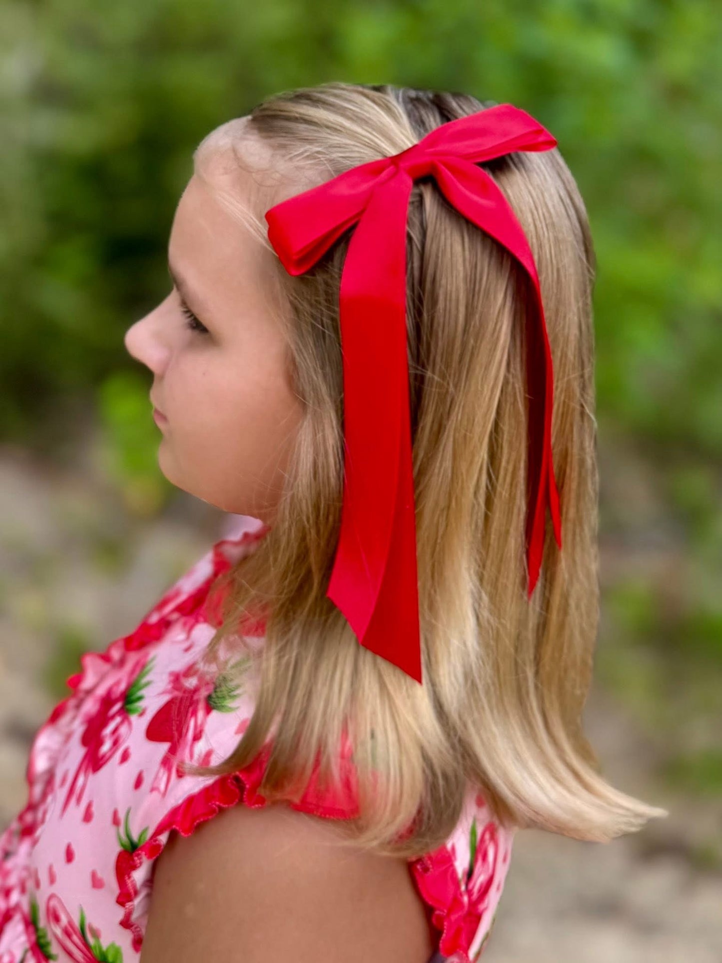 Satin Long Tail Bows - Back to School Edit
