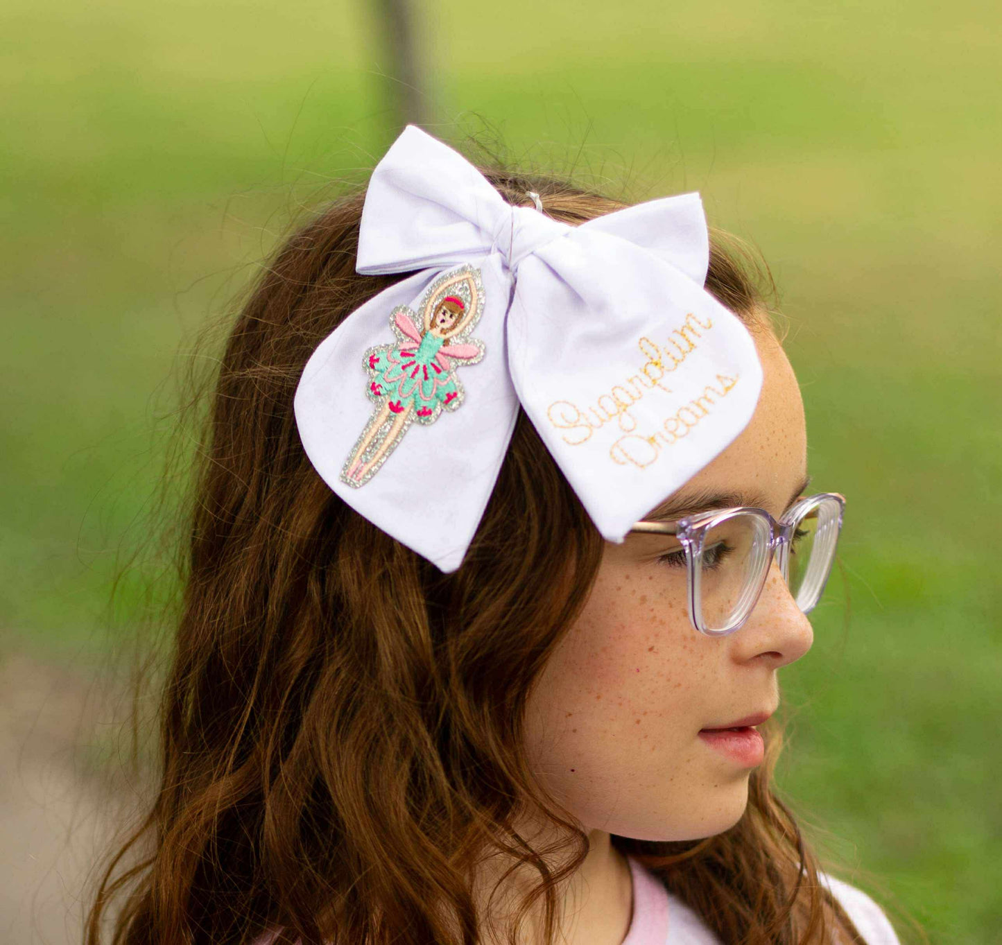 Nutcracker Ballet Bow – Peaches & Bluebonnet x Mini May