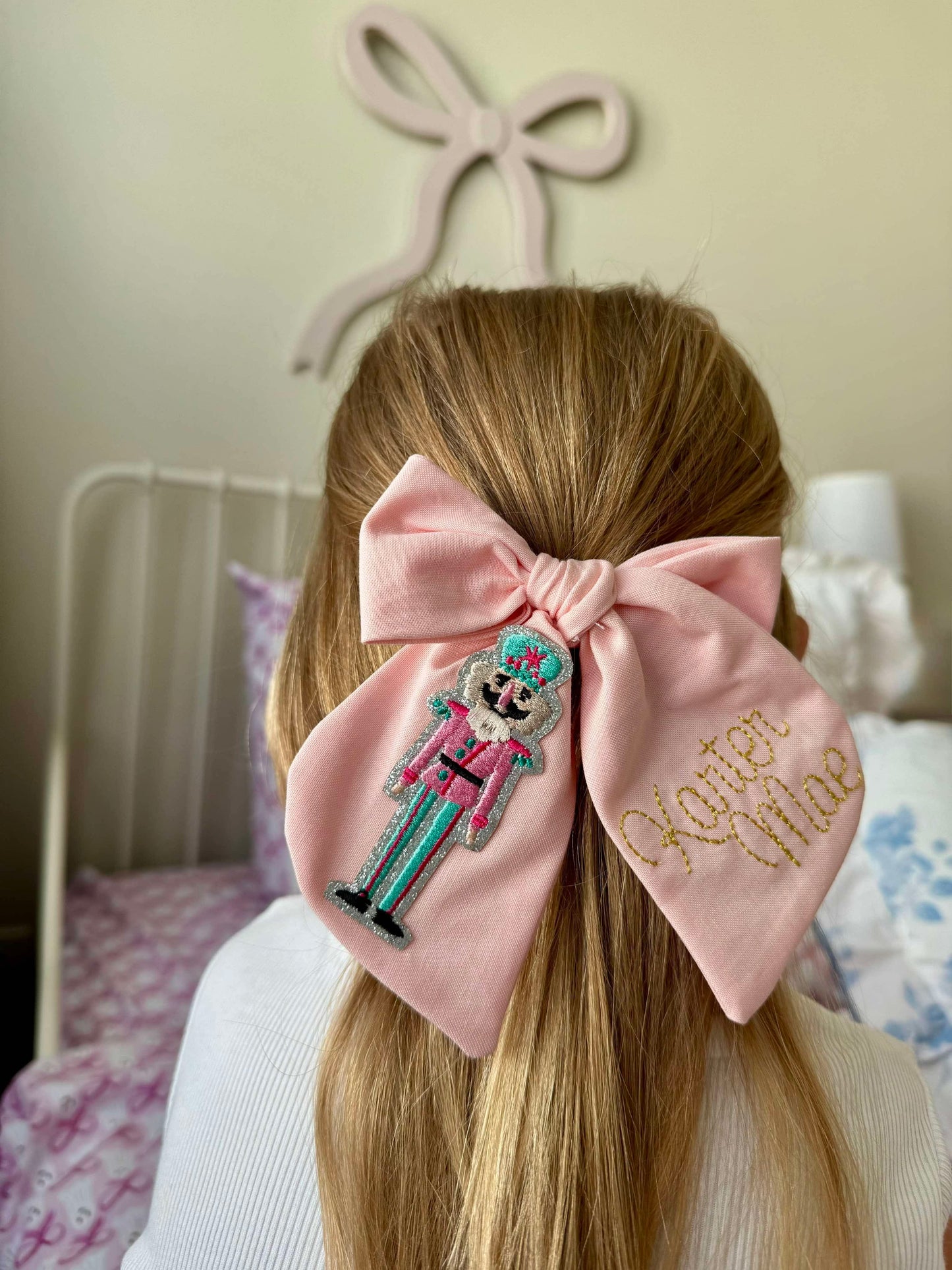 Nutcracker Ballet Bow – Peaches & Bluebonnet x Mini May