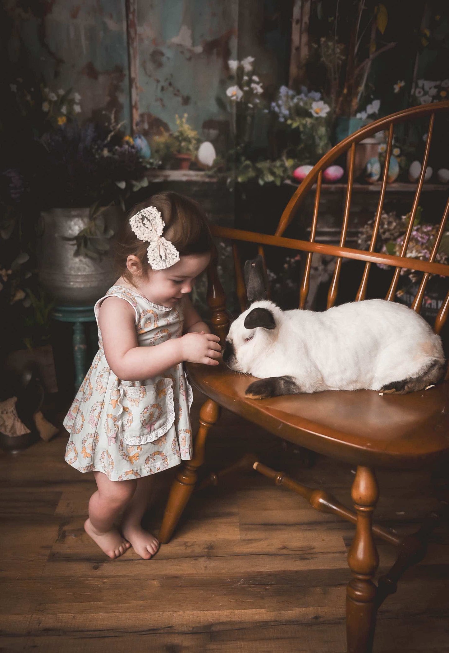 Classic Vintage Lace Baby Bow